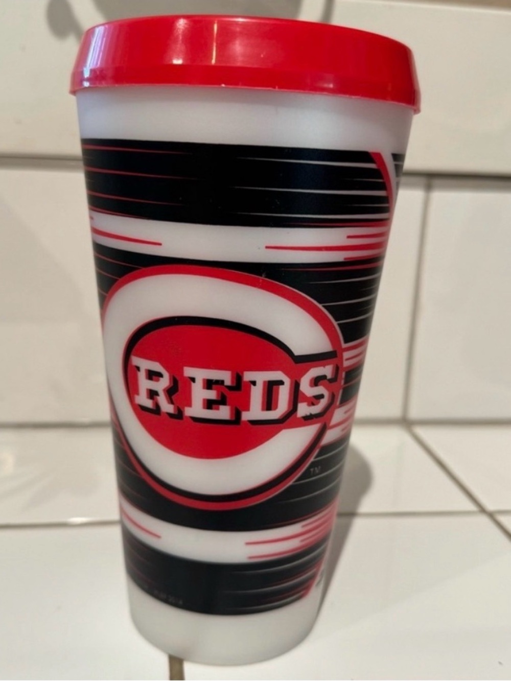 Cincinnati Reds Travel Tumbler - Red, Black, White